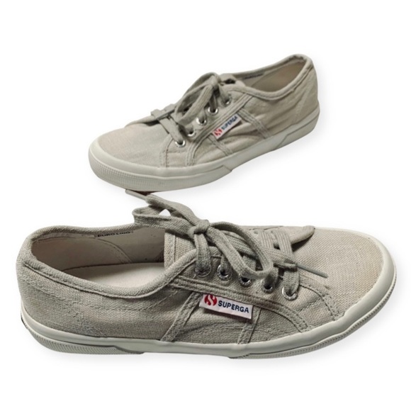 superga linen sneakers